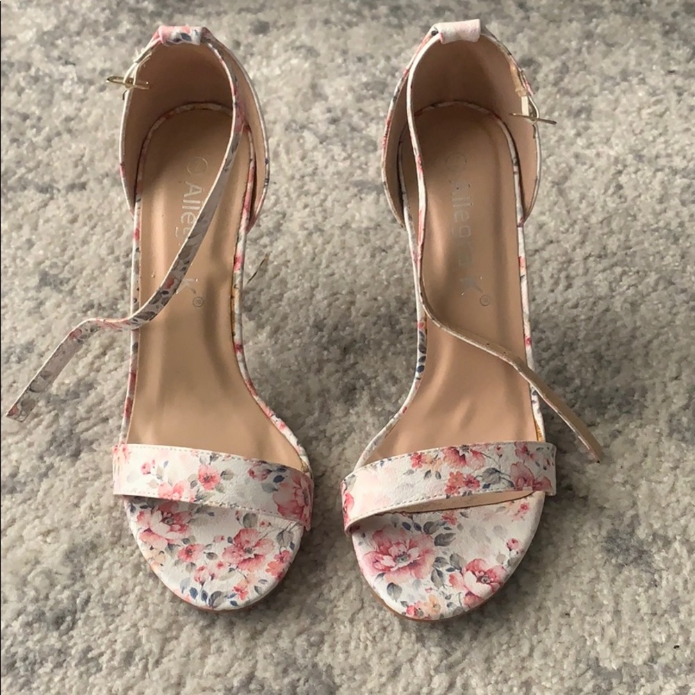 Floral heels